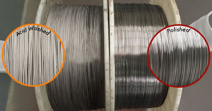 titanium wire surface