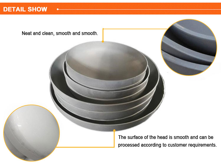 Titanium Pressure Vessel Hemispherical Tank Head