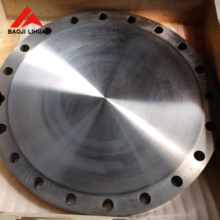 ASME B16.5 Class 300 Titanium Blind Flange Raised Face Ti Gr2 Gr7 BLRF for Oil and Gas Pipelines 0