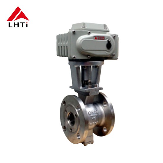 Titanium Gr1 Gr2 Electric V-Port Ball Valve