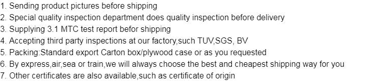 Packing and shipping