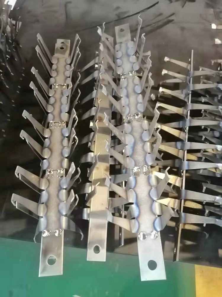 Titanium jig rack