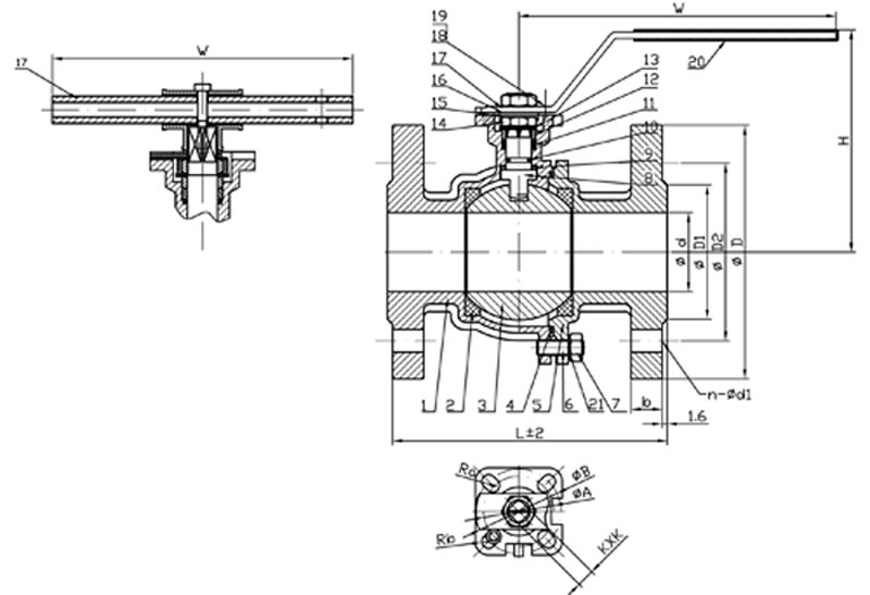 Full Port Ball Valve Titanium Gr1