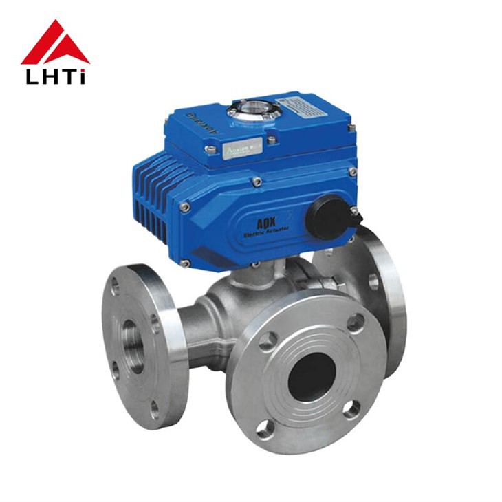 Three Way Titanium Ball Valve Gr1 Gr2