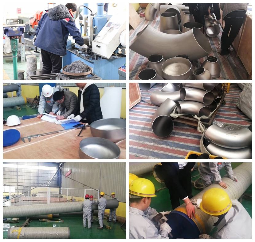 Titanium pipe fittings