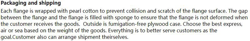 titanium flange packaging